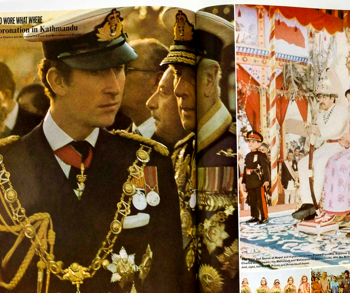 Marie Helvin IRAN Iman VOGUE December 1975 Zandra Rhodes TOSCANI David Bailey UK