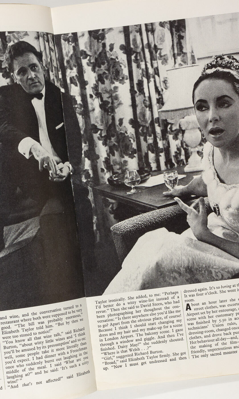 ELIZABETH TAYLOR Richard Burton TERENCE DONOVAN Dennis Stock QUEEN magazine 60's