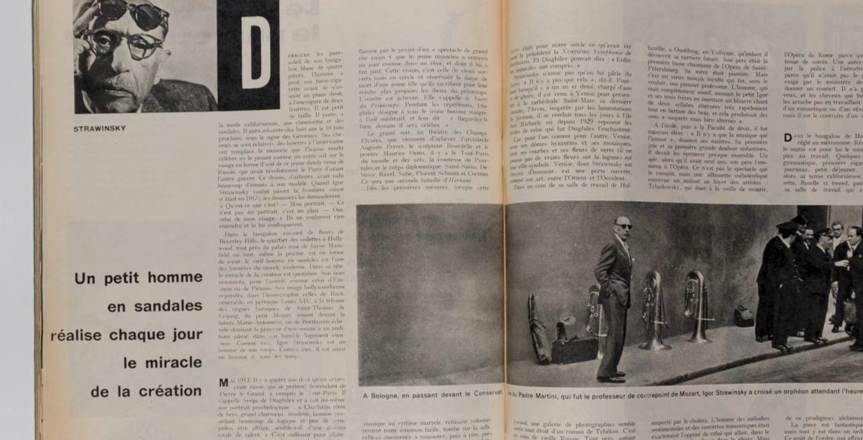 MARILYN MONROE Brigitte Bardot STRAVINSKY Paris Match magazine 1960 Feb SENEGAL