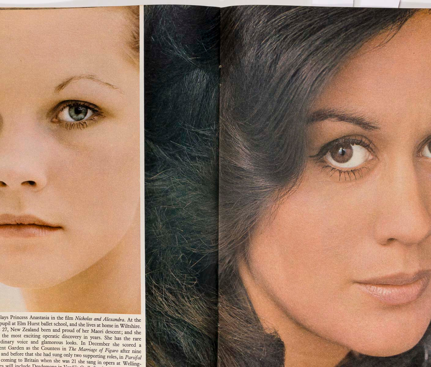 Diana Vere KIRI TE KANAWA Kika Markham BARBARA BACH The Sunday Times magazine UK