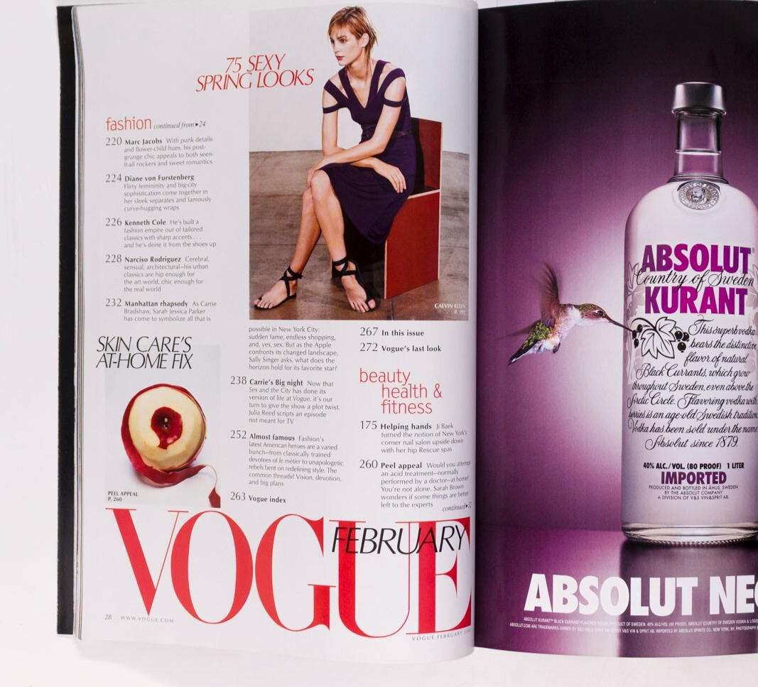 Sarah Jessica Parker BOYD HOLBROOK Vogue February 2002 Currin PEYTON Marc Jacobs