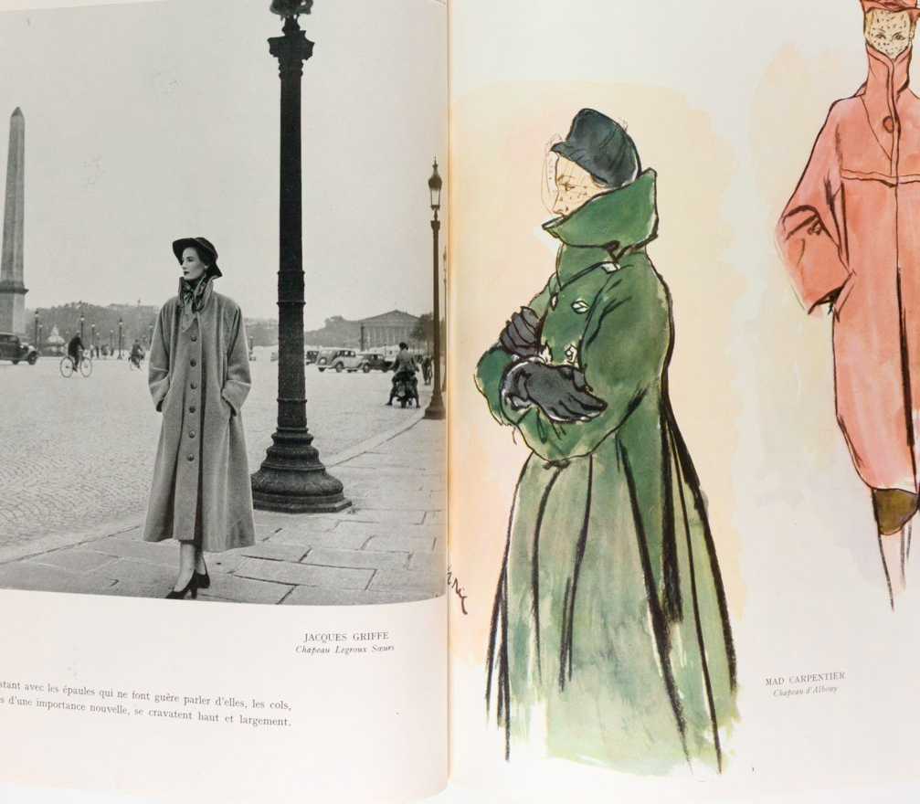 Carl Erickson BALENCIAGA Jean Cocteau PARIS VOGUE October 1948 Anouk Aimee GRES