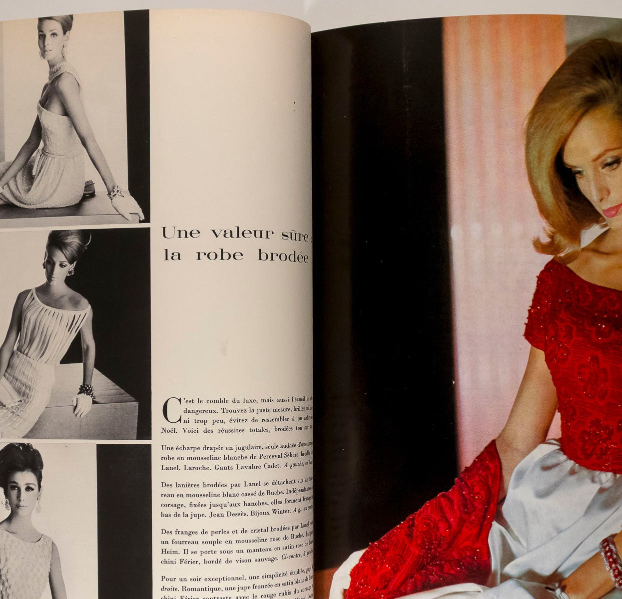 Boucheron COLETTE Balenciaga GIVENCHY Penn LIEBERMAN Paris Vogue October 1961