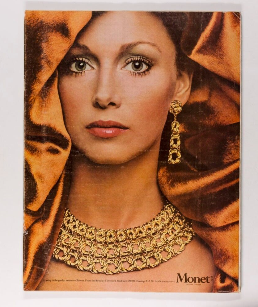 KAREN GRAHAM Avedon JON VOIGHT Vogue Sept 1972 Collections OSCAR DE LA RENTA vtg