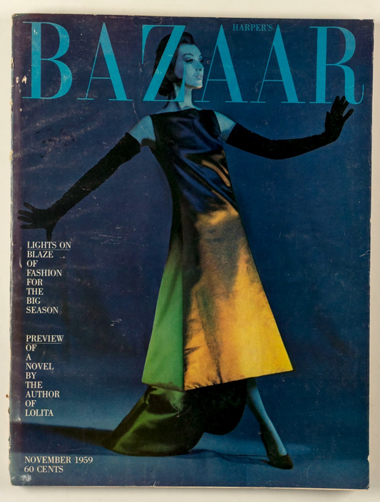 Hiro ANDY WARHOL Saul Leiter HARPERS BAZAAR US November 1959 Balenciaga GIVENCHY