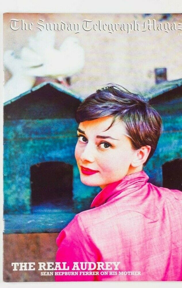 Audrey Hepburn SEAN FERRER Jenna Fisher PHILIP PULLMAN Sunday Telegraph magazine