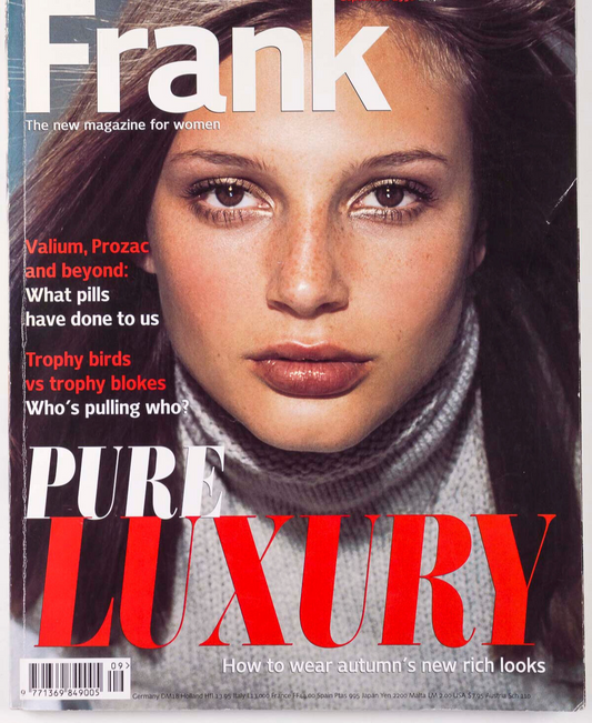 BRIDGET HALL Anna Friel MISSY ELLIOTT David Mamet UK 90s fashion FRANK MAGAZINE