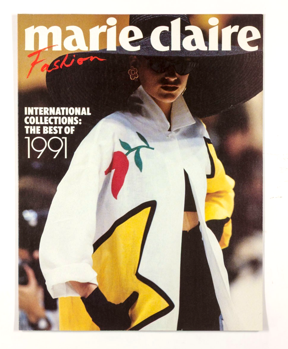 International Collections CALVIN KLEIN Marie Claire Fashion 1991 YASMEEN GHAURI