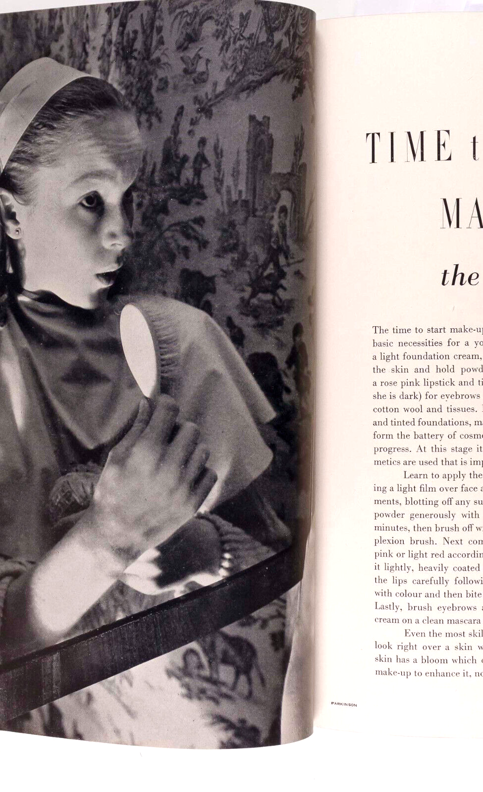 IRVING PENN Norman Parkinson MAKEUP Perfume 1950 Vogue Beauty Book magazine VTG