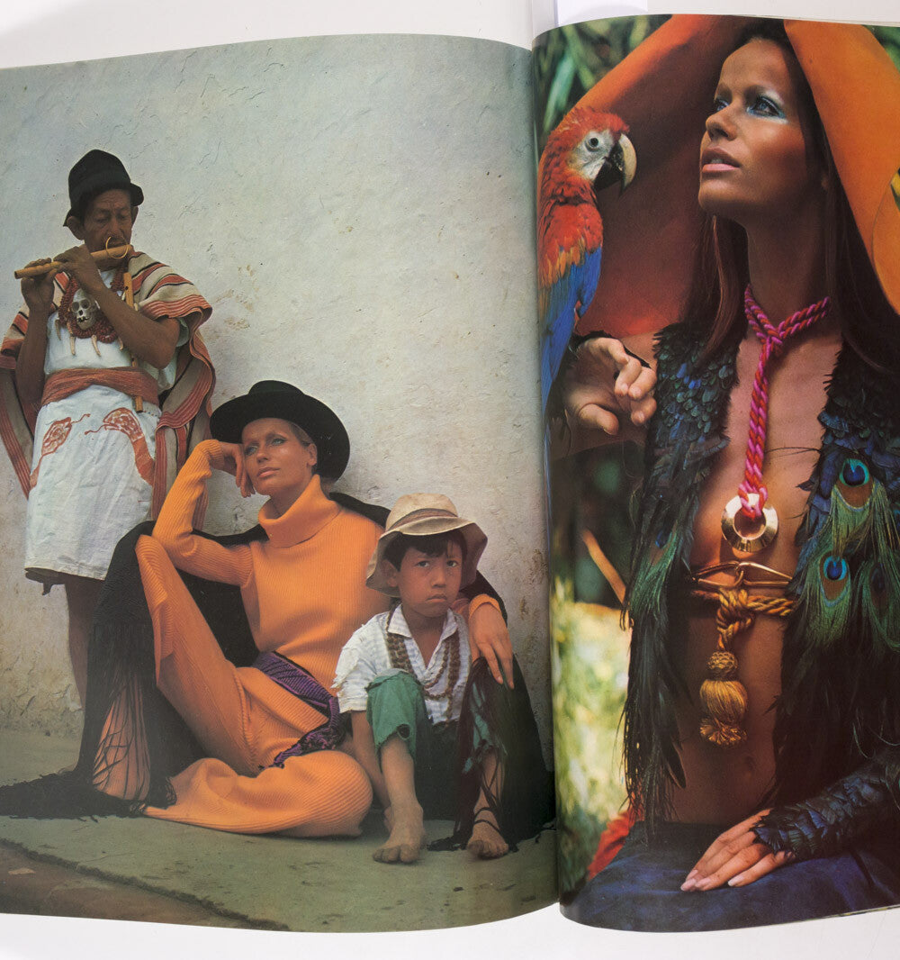 GUY BOURDIN Helmut Newton FRANCOISE SAGAN Veruschka PARIS VOGUE December 1969
