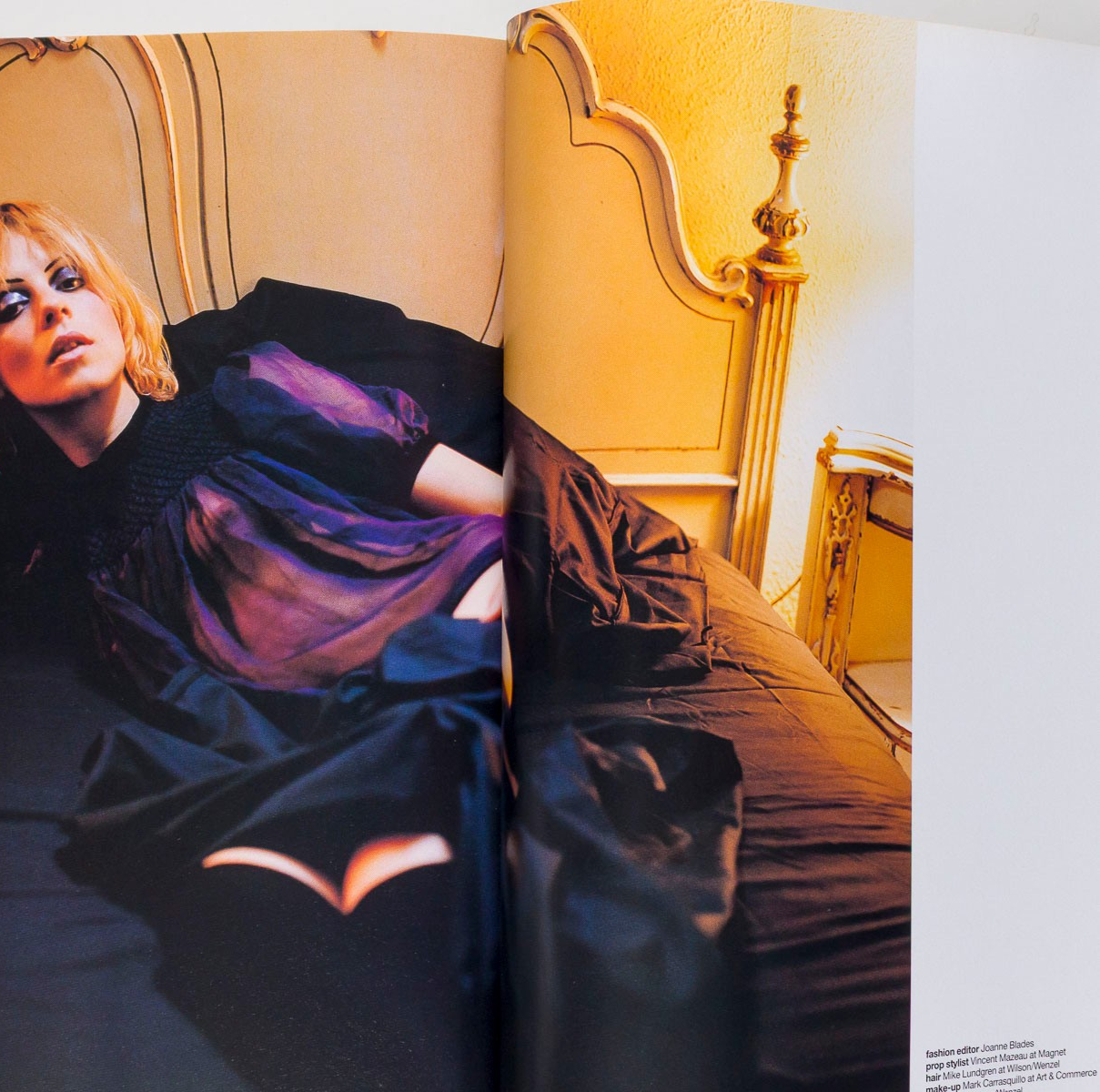Corinne Day ROSEMARY FERGUSON Blondie  DUTCH MAGAZINE October 2001 Vincent Gallo