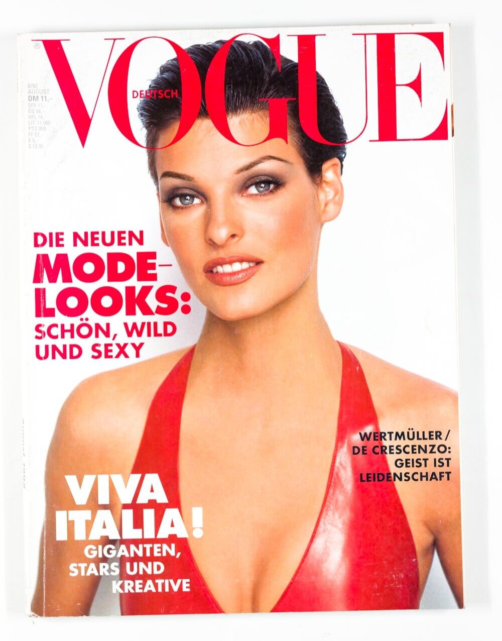 Linda Evangelista CINDY CRAWFORD Tatjana Patitz CHRISTY TURLINGTON  German Vogue