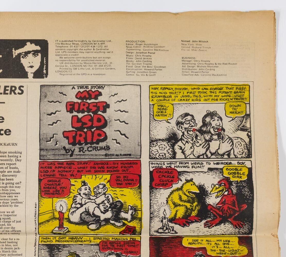 JIM HENDRIX R Crumb SQUATTING Wounded Knee PINK FAIRIES it INTERNATIONAL TIMES