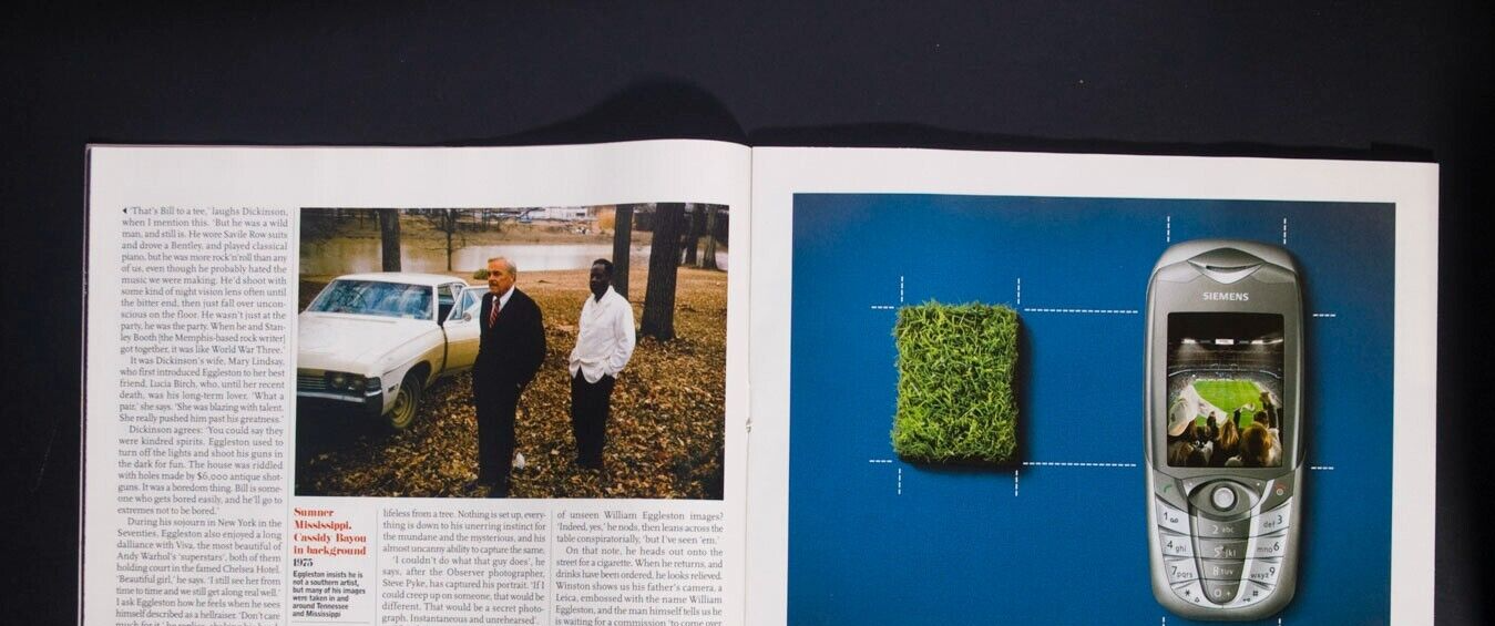 William Eggleston STEVE PYKE Sean O'Hagan SOUTHERN EXPOSURE Observer OM magazine