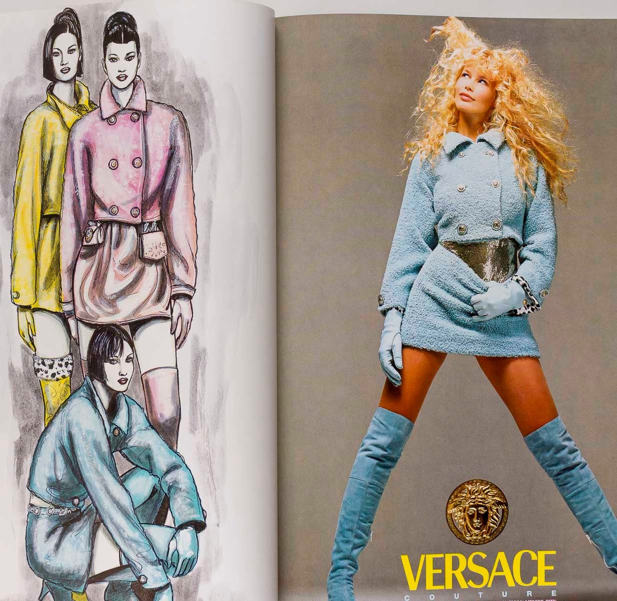 CINDY CRAWFORD Rem Koolhaas IONE SKYE Tatjana Patitz  VOGUE November 1994 Warhol
