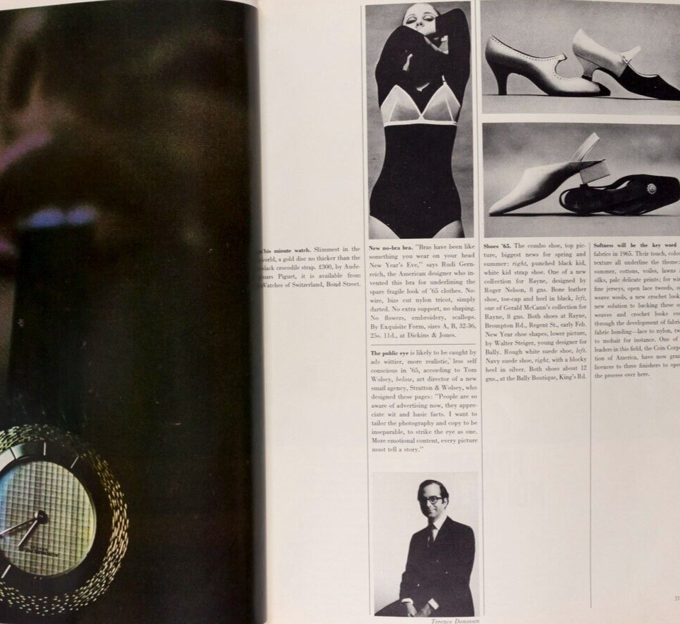 Jean Shrimpton MICK JAGGER Begum Aga Khan VOGUE JANUARY 1965 60th birthday gift