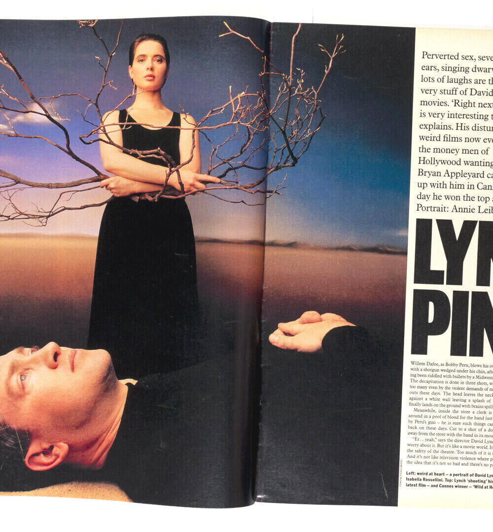 David Lynch ISABELLA ROSSELLINI Spadafora DOROTHEA ALLEN ~ Sunday Times magazine