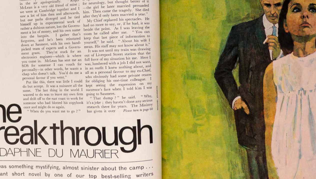 JULIE CHRISTIE David Hicks DAPHNE DU MAURIER Woman's Journal 1967 January MOUCHY