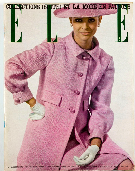 Nicole De Lamarge HIROKO MATSUMOTO Collections CD Elle magazine 6 March 1964 950