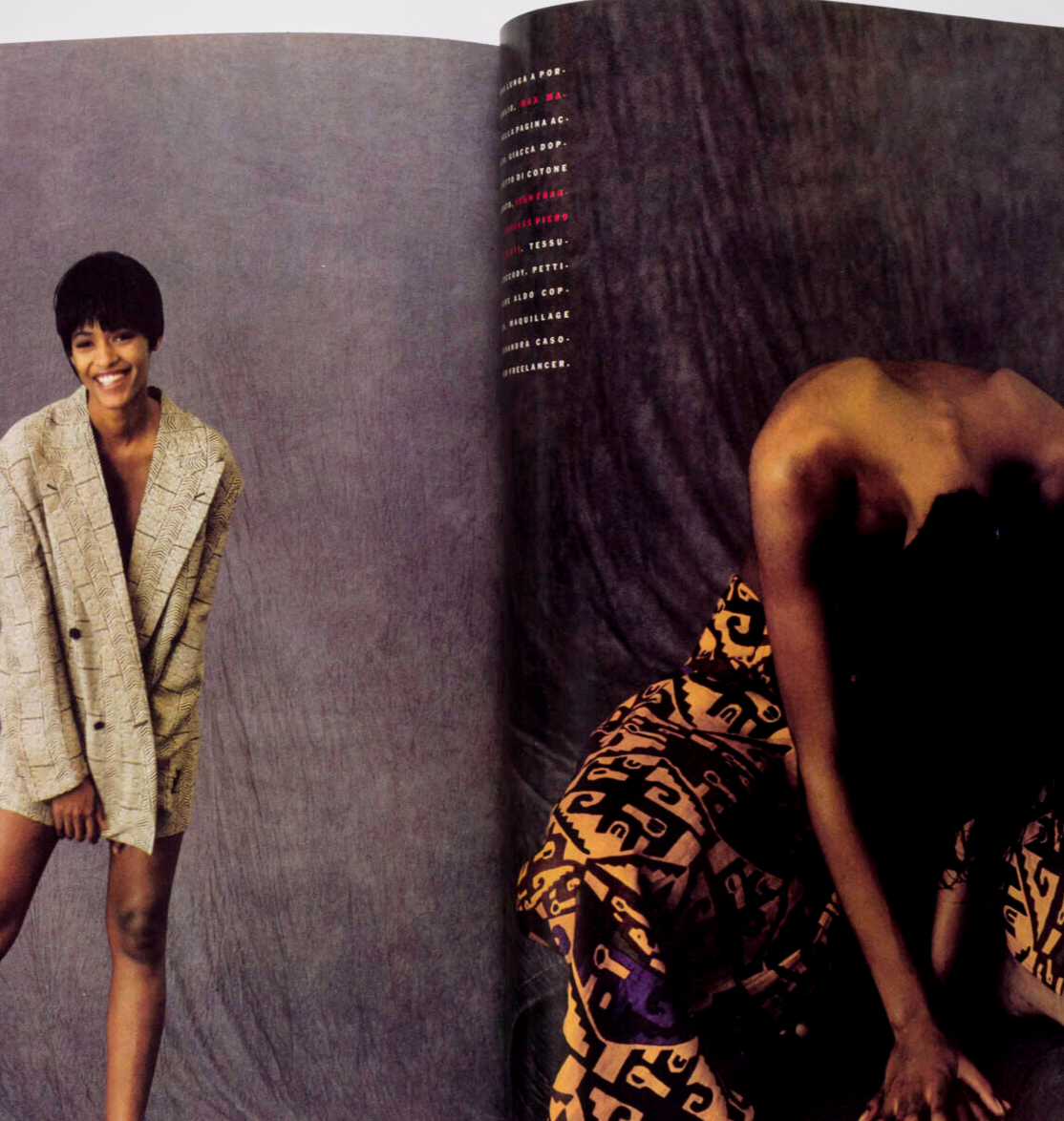 Rachel Williams LINDA EVANGELISTA Naomi Campbell GRETHA Tatjana Patitz VOGUE IT.