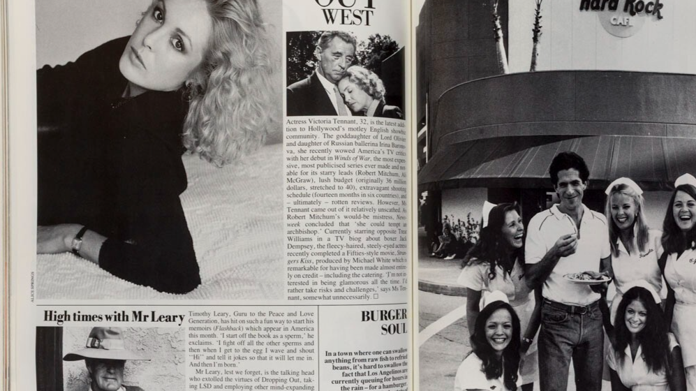BROOKE SHIELDS Ritts HELMUT NEWTON Tatler May 1983 FARRAH FAWCETT Tatum O'Neal