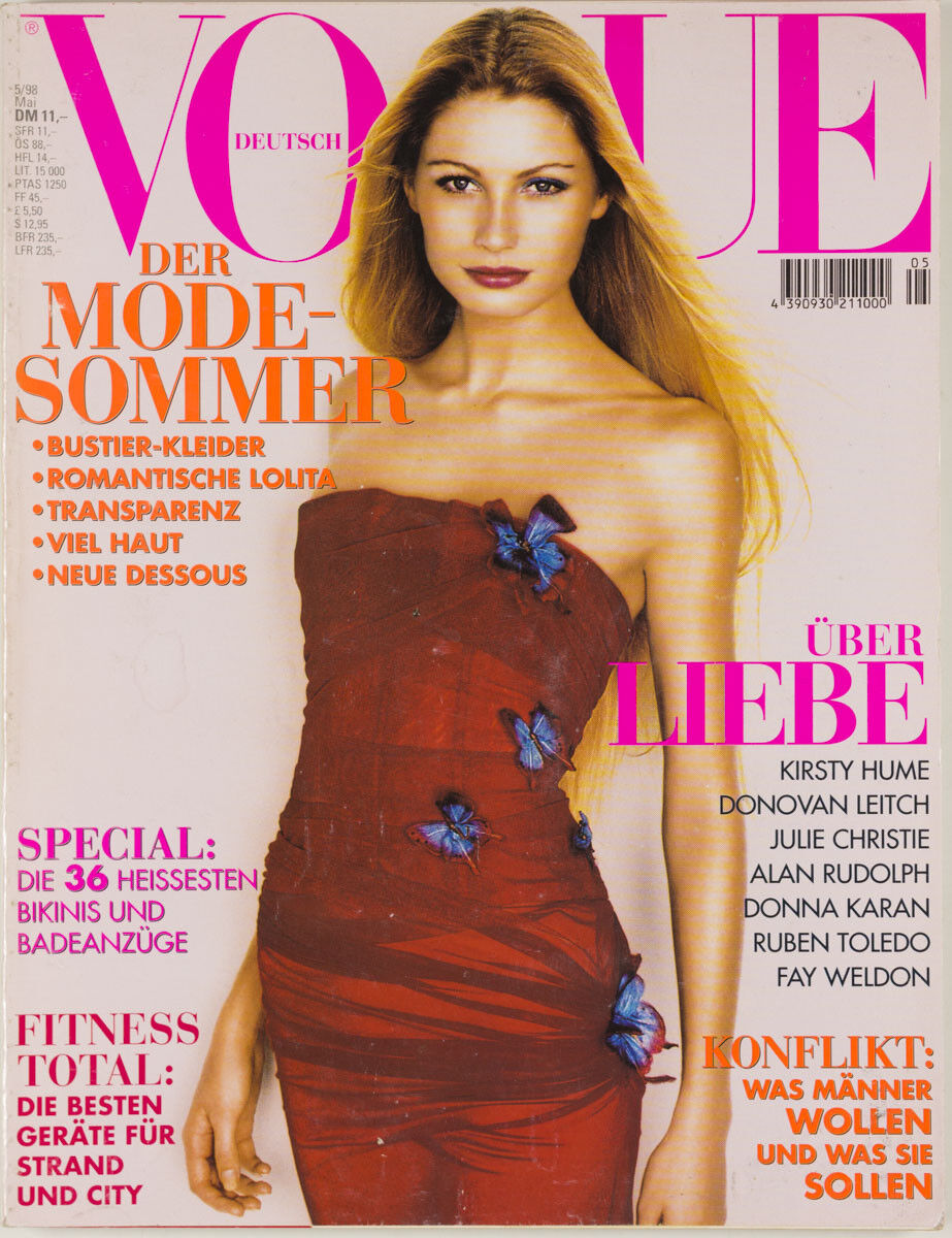 KIRSTY HUME Julie Christie FAY WELDON Donovan Leitch RUBEN TOLEDO Vogue magazine