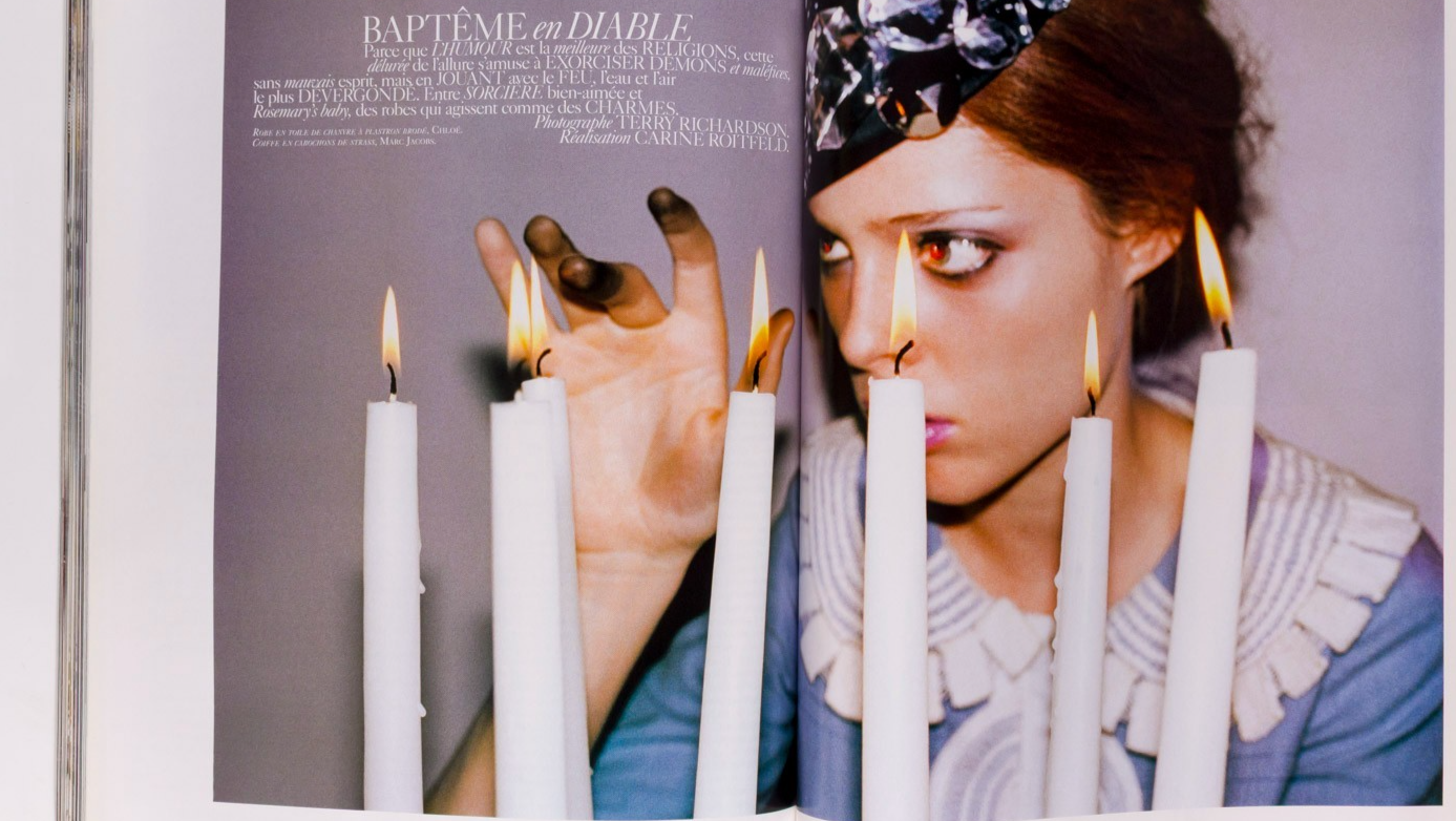 Paris Vogue by John Galliano SACHA PIVOVAROVA Hilary Rhoda DORNAN December 2006