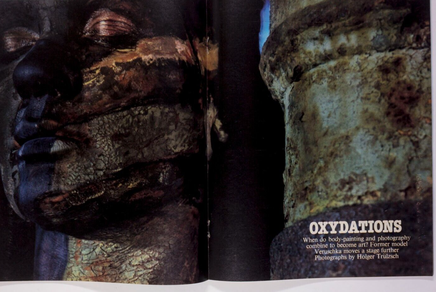 Veruschka HOLGER TRULZSCH Thea Cadabra TERRY COLEMAN Faulks ~ Telegraph magazine