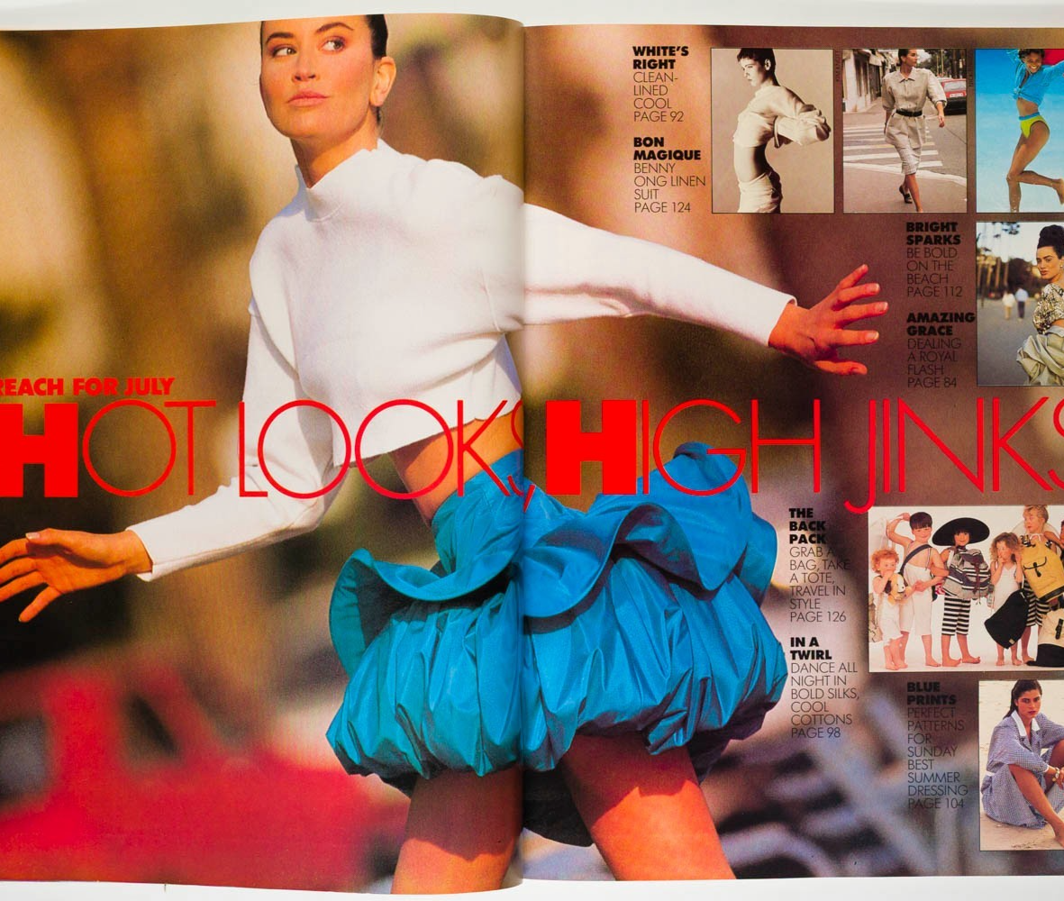 Lisa Graham MADONNA Bruce Weber PHILIP SEYMOUR HOFFMAN Elle October 1987