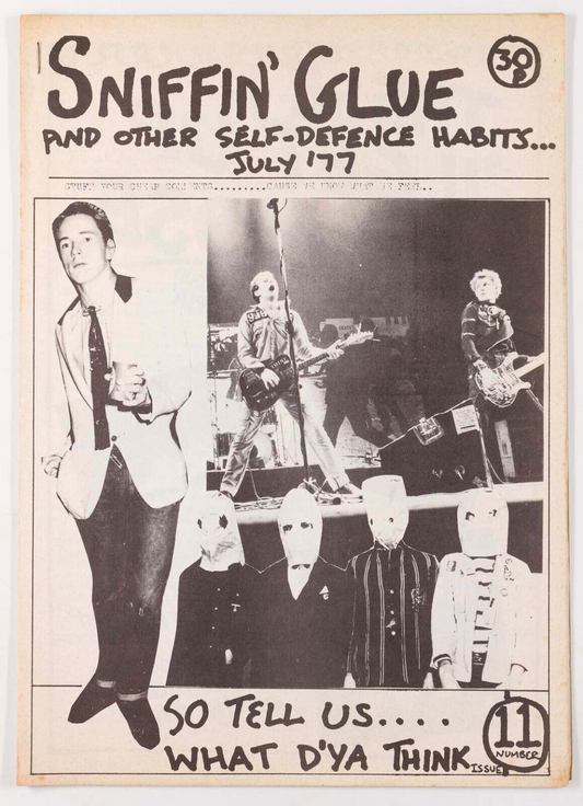 The Clash DAMNED John Lydon MODERN LOVERS Lou Reed SNIFFIN' GLUE MAGAZINE punk
