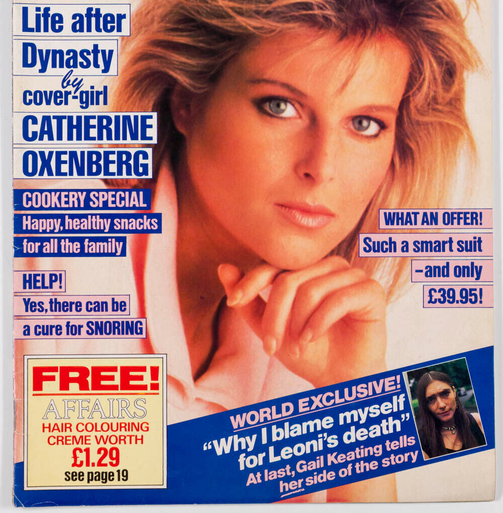 Life After Dynasty by CATHERINE OXENBERG Gail Leoni Keating WOMAN magazine 1980s