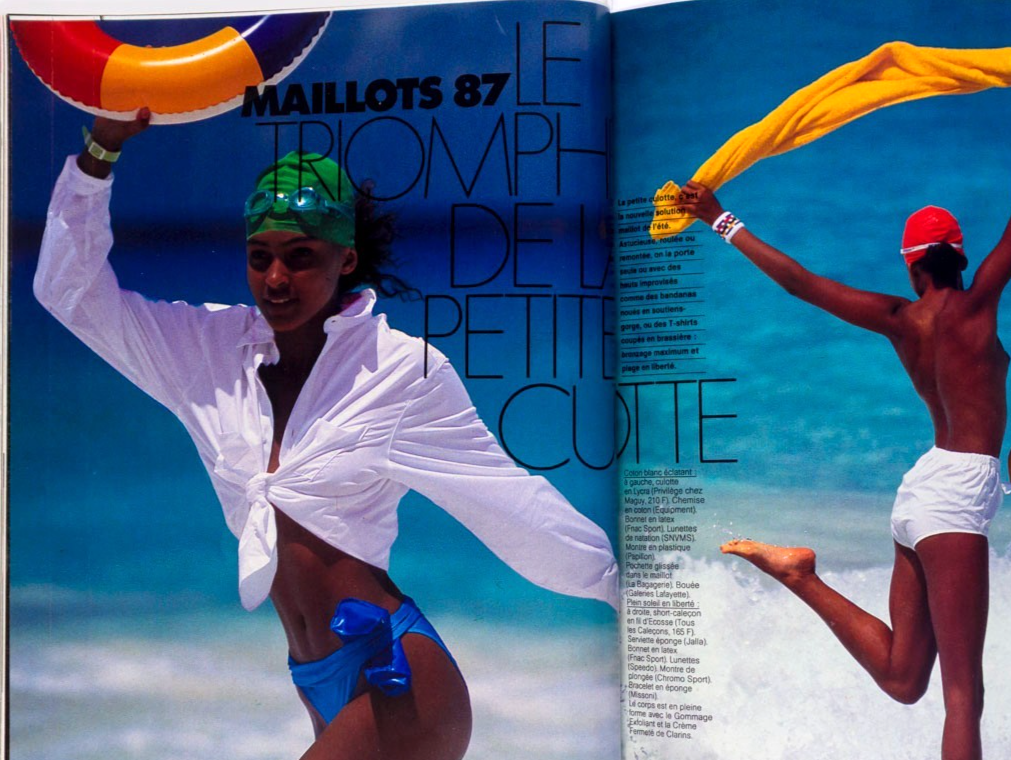 ESTELLE LEFEBURE Carla Bruni TALISA SOTO Elle magazine 11 May 1987 Greta Scacchi