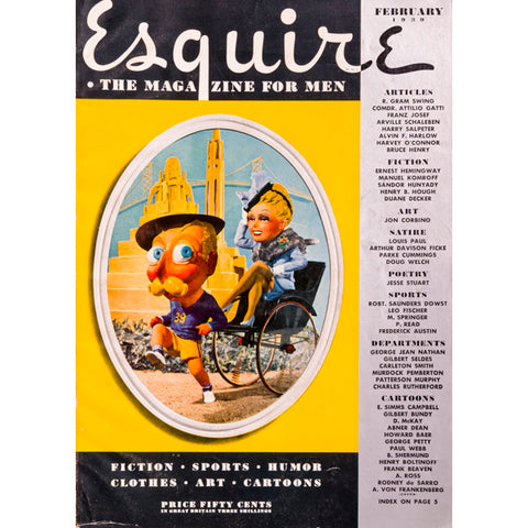 Sport, Fiction, Art, Satire, Poetry and Cartoons Esquire USA February 1939