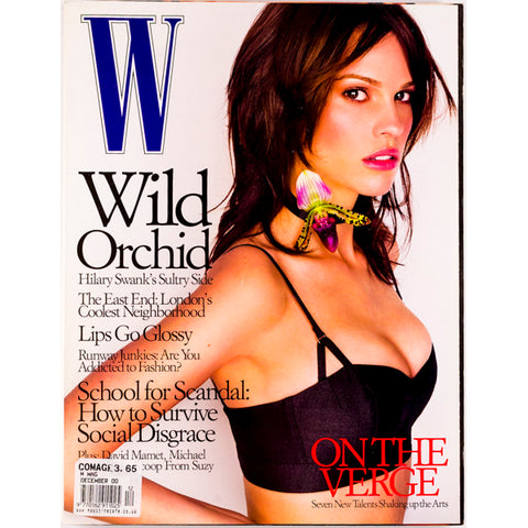 Hilary Swank David Mamet Wild Orchid W Magazine December 2000