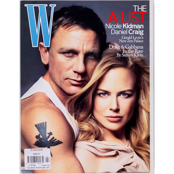 Daniel Craig Nicole Kidman Dolce & Gabbana W Magazine March 2007