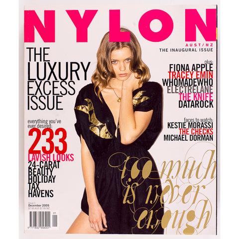 ABBEY LEE Fiona Apple TRACEY EMIN NYLON magazine December 2005