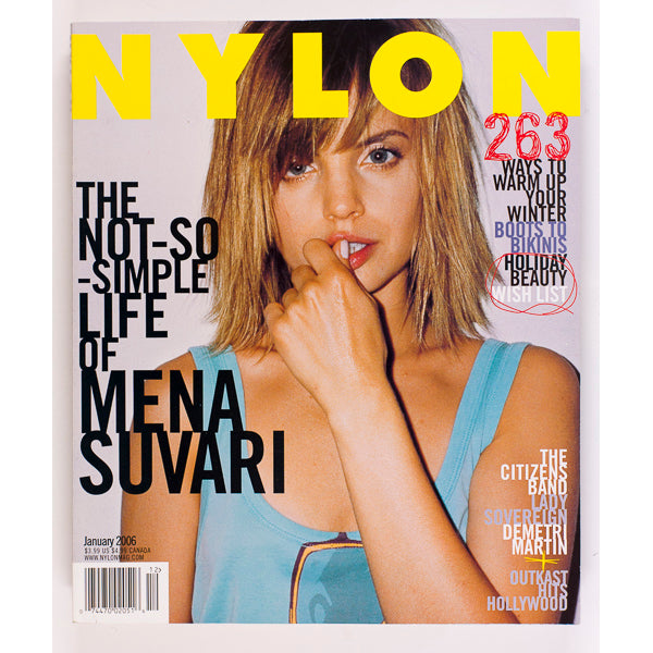 MENA SUVARI Outkast DEMETRI MARTIN NYLON magazine Jan 2006