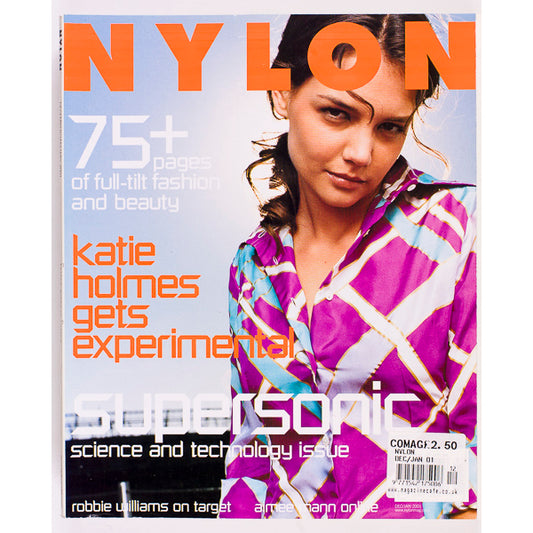 KATIE HOLMES Robbie Williams AIMEE MANN NYLON magazine January 2001