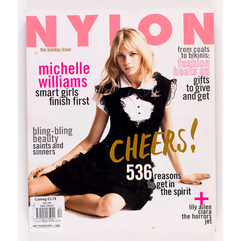 MICHELLE WILLIAMS Lily Allen THE HORRORS NYLON magazine December 2007
