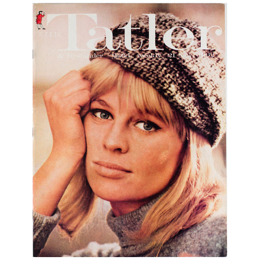 Julie Christie TATLER magazine 60s fashion & society 1962 November VTG