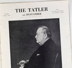 Winston Churchill Cover WWII The Blitz The Tatler Magazine May 1943