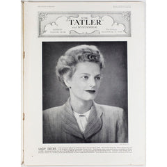 Lady Decies Angus McBean Osbert Sitwell Tatler Magazine May 1948