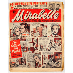 Elvis Presley Tommy Steele Mirabelle teen magazine September 1957