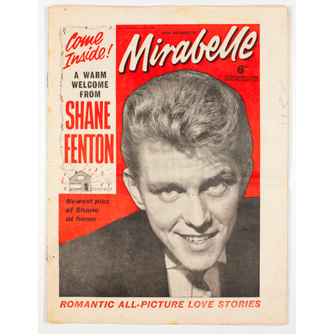 Shane Fenton Mirabelle teen music magazine August 1962