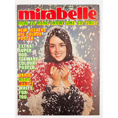 Rod Stewart Poster Marc Bolan Snow cover Mirabelle teen magazine 1973