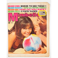 Mirabelle on the beach (ball) cover August 1967