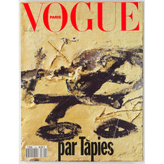 Antoni Tapies edits Paris Vogue Christmas Issue Claude Picasso Very Rare