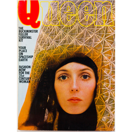 Space Fashion SAM HASKINS Buckminster Fuller QUEEN magazine May 1970