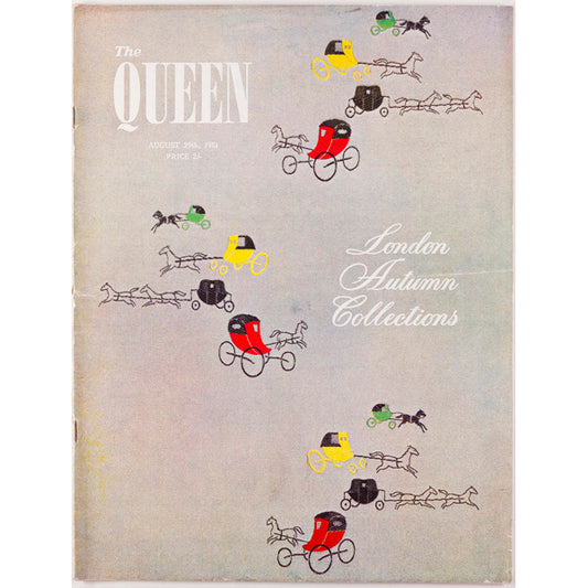 The Queen Magazine 29th August 1951 London Autumn Collections Vintage Fashion Illustration