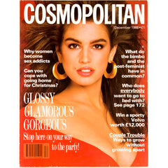 Cindy Crawford Cosmopolitan magazine December 1988